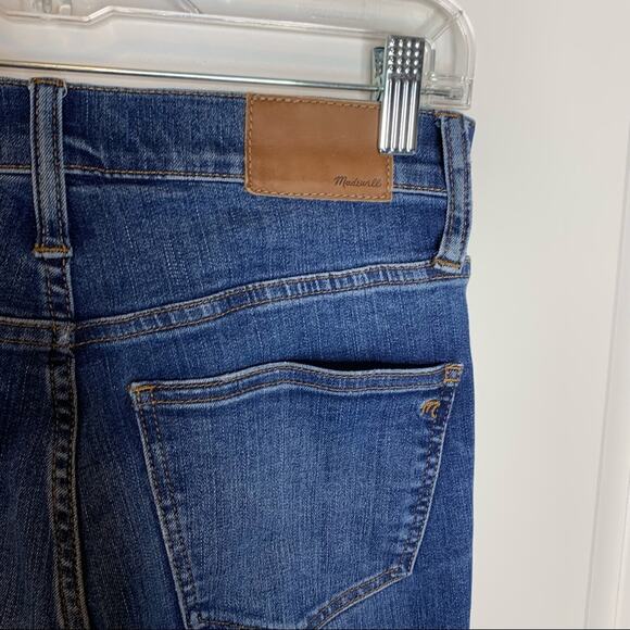 Madewell High Rise Button Fly Skinny Released Hem Distressed Jeans Size 25 - Picture 10 of 11